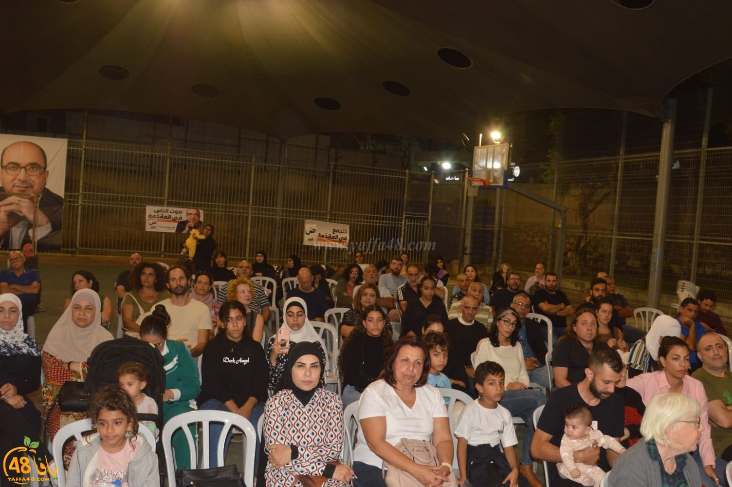 حزب التجمّع يُنظم مهرجاناً انتخابياً في مدينة يافا